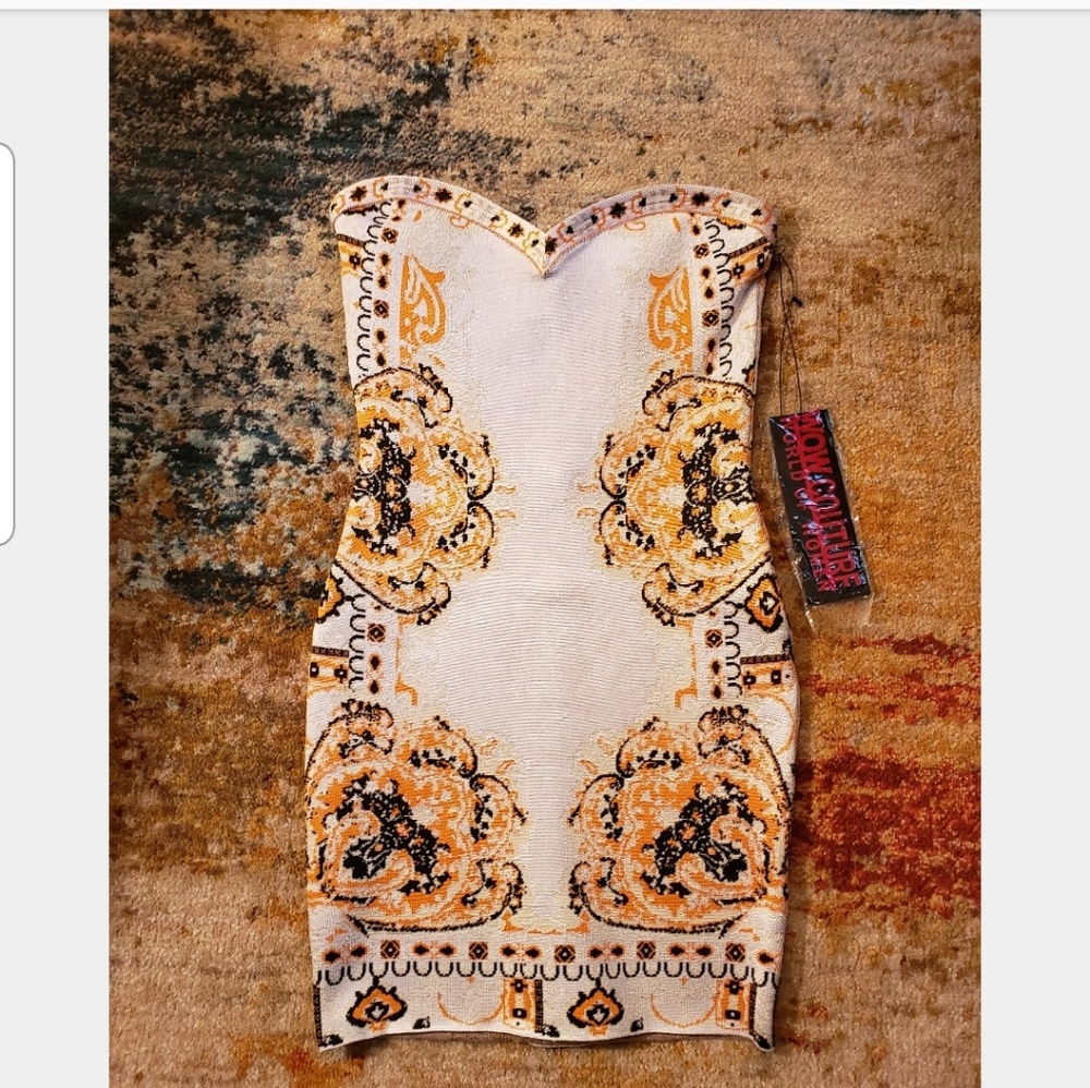 Strapless Bandage Dress